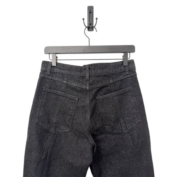 NWOT ZARA Slim High-Waisted Paneled Black Jeans - Picture 4 of 4